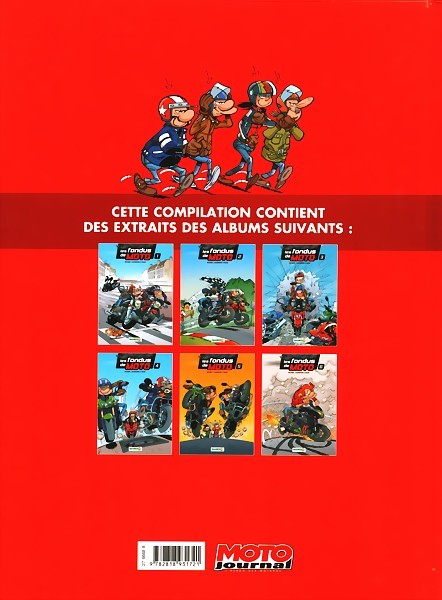 Verso de l'album Les fondus de moto Le best of