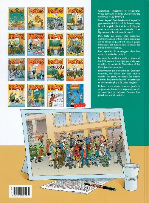 Verso de l'album Les Profs Tome 15 Bulletin météo
