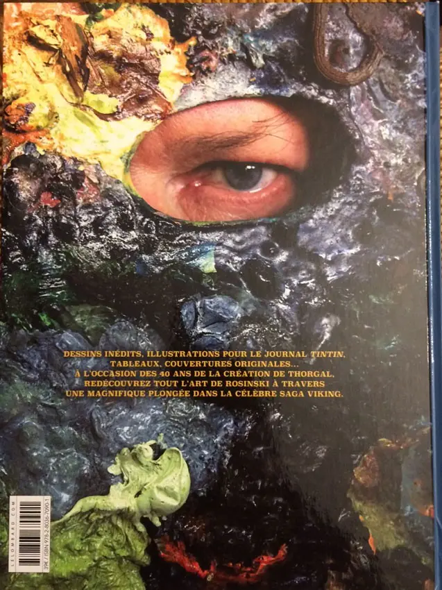 Verso de l'album Thorgal Artbook Thorgal - 40 ans