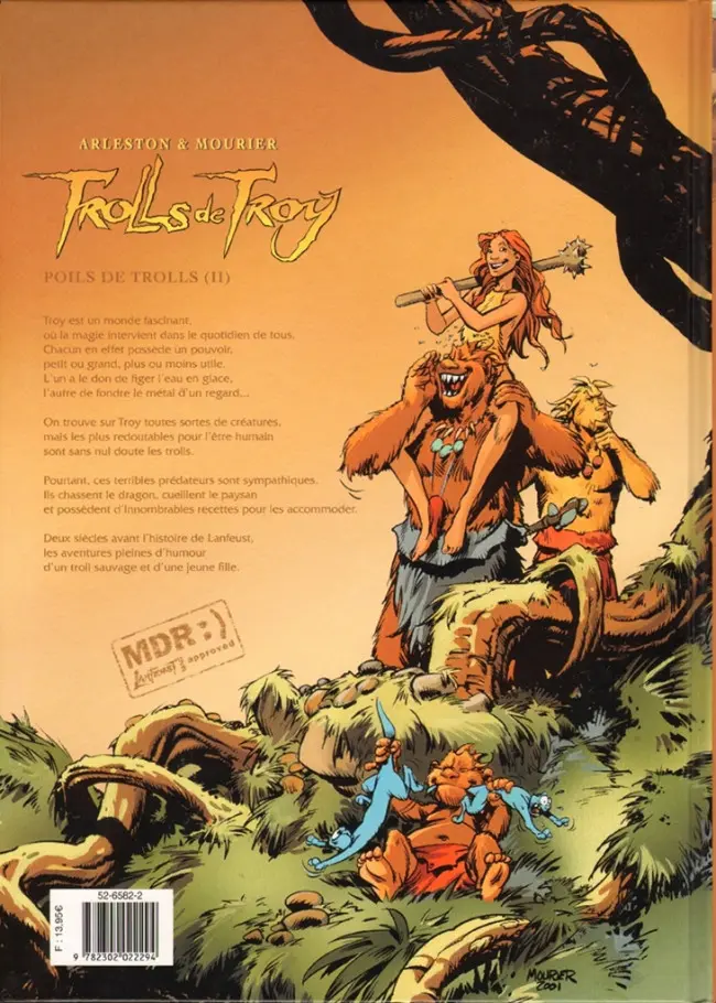 Verso de l'album Trolls de Troy Tome 16 Poils de Trolls (II)