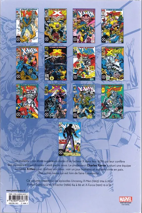 Verso de l'album X-Men L'intégrale Tome 32 1993 (I)
