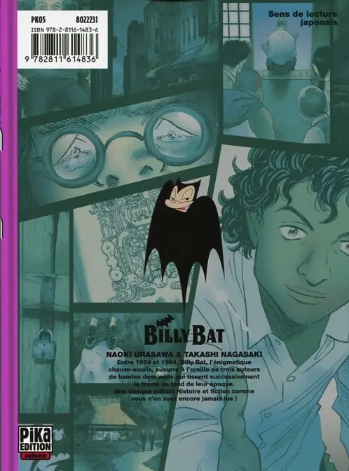 Verso de l'album Billy Bat 11