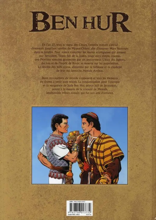Verso de l'album Ben Hur Tome 1 Livre premier : Messala