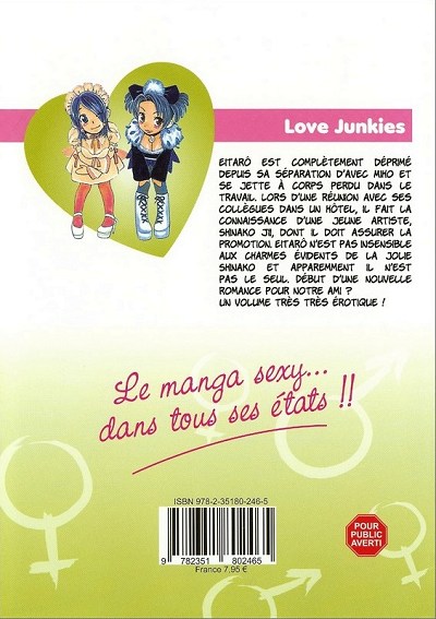 Verso de l'album Love junkies Saison 1 Tome 12