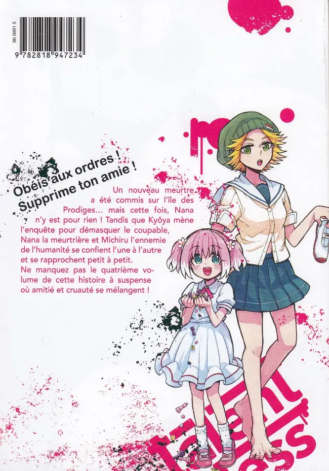 Verso de l'album Talentless 4