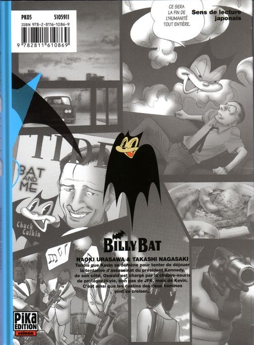 Verso de l'album Billy Bat 6