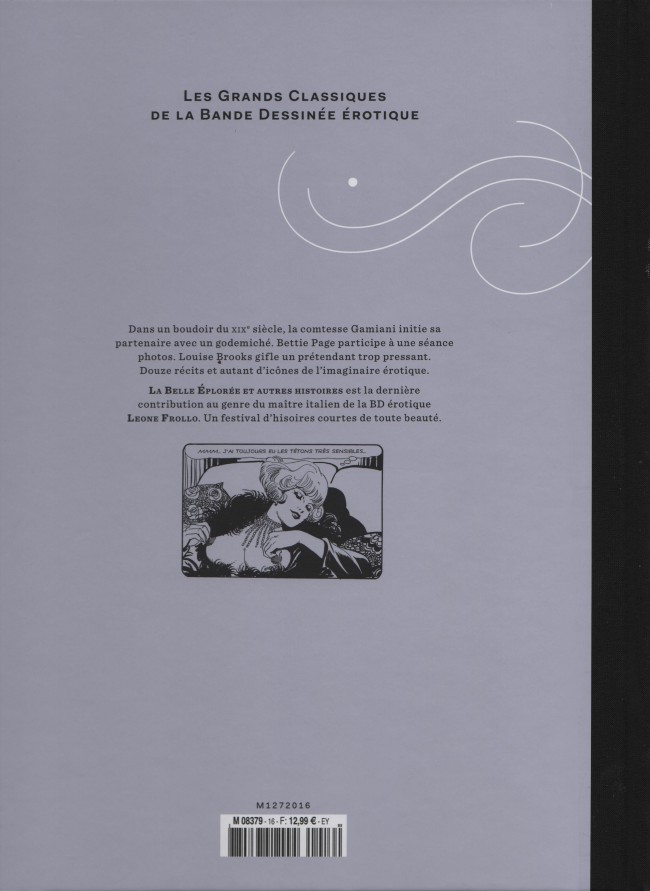 Verso de l'album Les Grands Classiques de la Bande Dessinée Érotique - La Collection Tome 16 La belle éplorée et autres histoires