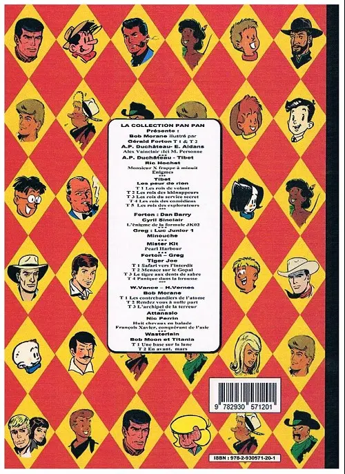 Verso de l'album Bob Binn Bobbinn contre X.Y.Z !