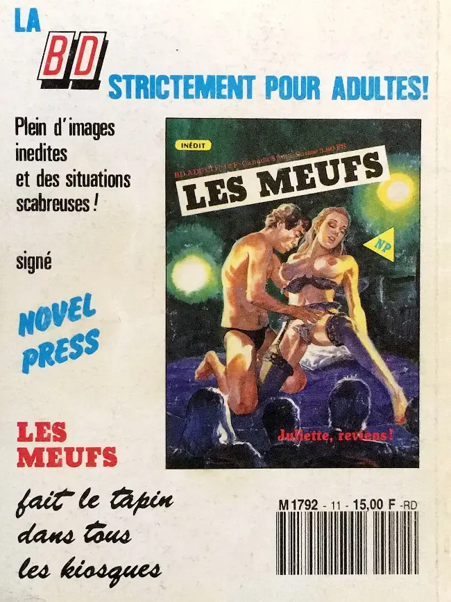 Verso de l'album Maniak Tome 11 Saloperie de chatte