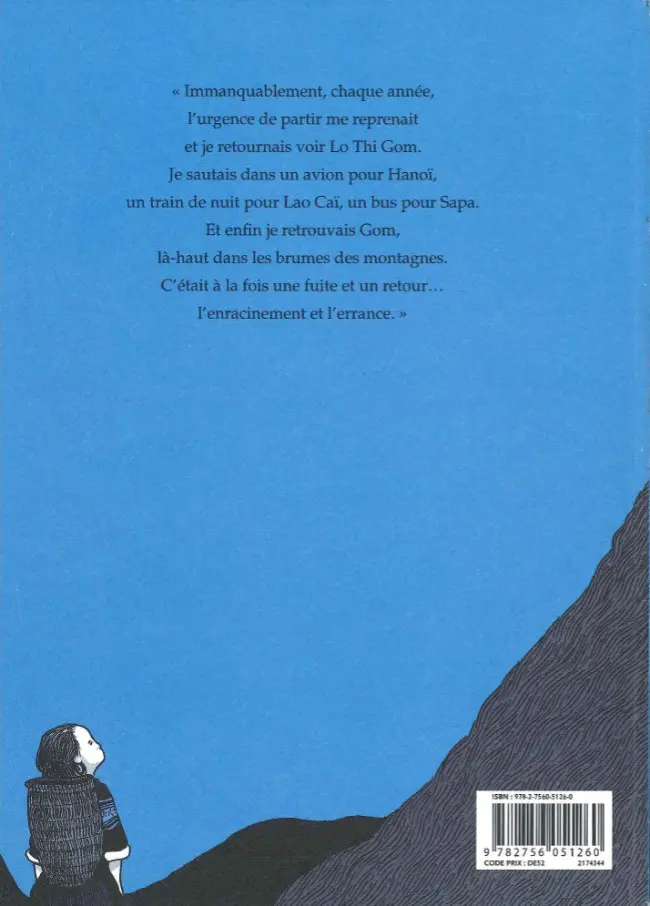 Verso de l'album Les Brumes de Sapa