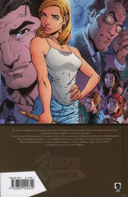 Verso de l'album Buffy contre les vampires - L'intégrale BD Tome 8 Mauvais sang (II)