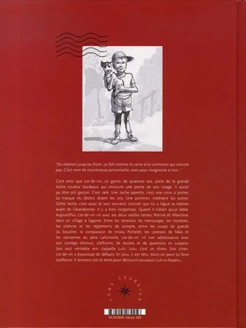 Verso de l'album Lie-de-vin