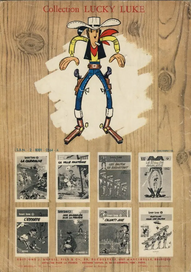 Verso de l'album Lucky Luke Tome 21 Les collines noires