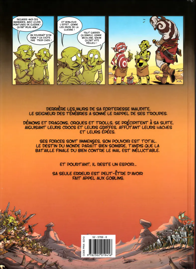 Verso de l'album Goblin's Tome 5 La fleur au canon