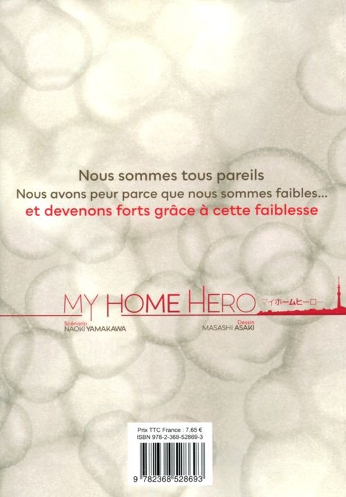 Verso de l'album My Home Hero 6