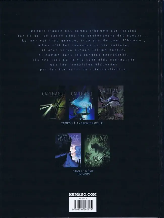Verso de l'album Carthago Tome 4 Les monolithes de Koubé