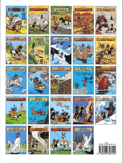 Verso de l'album Yakari Tome 14 Le vol des corbeaux