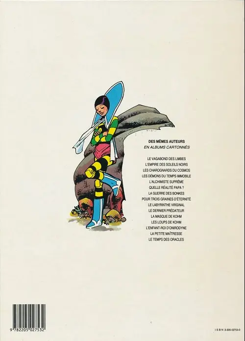Verso de l'album Le Vagabond des Limbes Tome 11 Le masque de Kohm