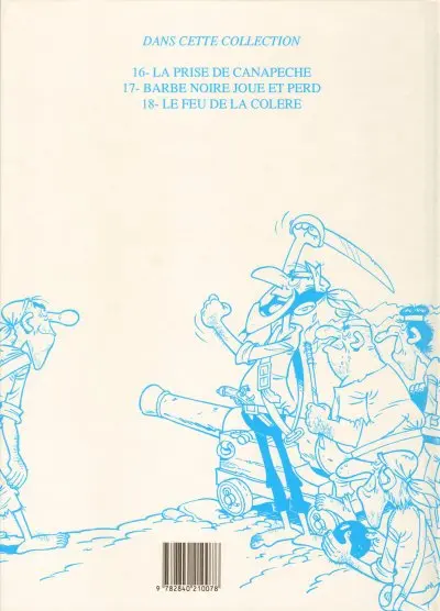 Verso de l'album Le Vieux Nick et Barbe-Noire Tome 18 Le feu de la colère