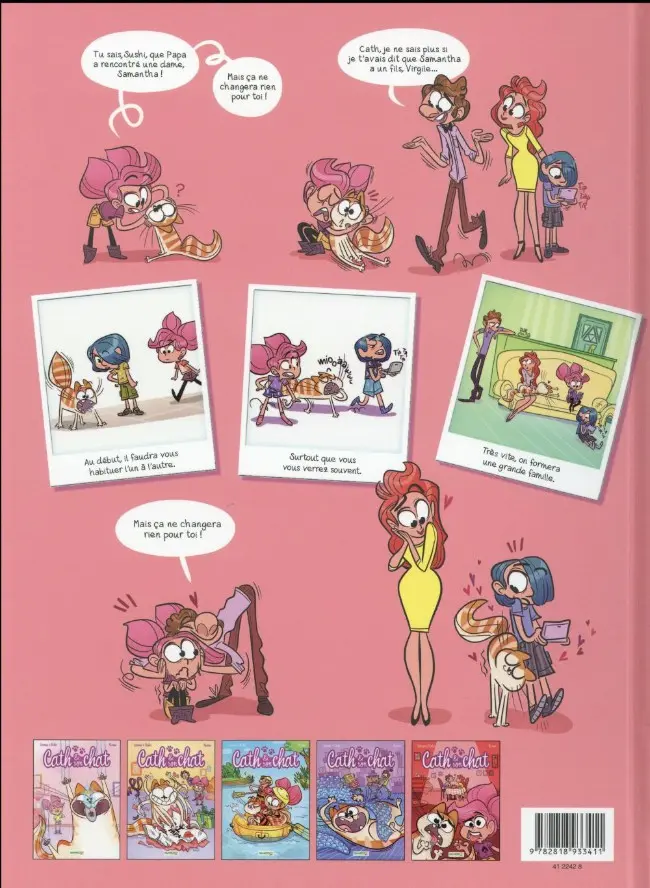 Verso de l'album Cath & son chat Tome 5