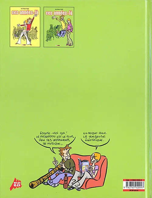Verso de l'album Ces années-là Tome 2