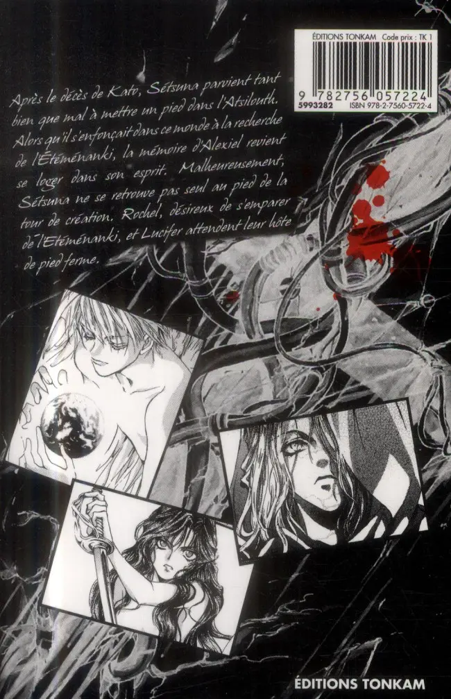 Verso de l'album Angel Sanctuary 19