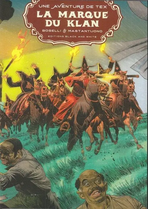 Verso de l'album Tex 1 La Marque du klan