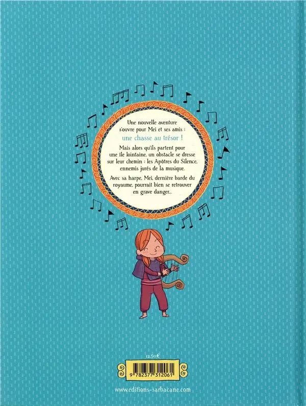 Verso de l'album Mei Tome 2 Le trésor du roi musicien