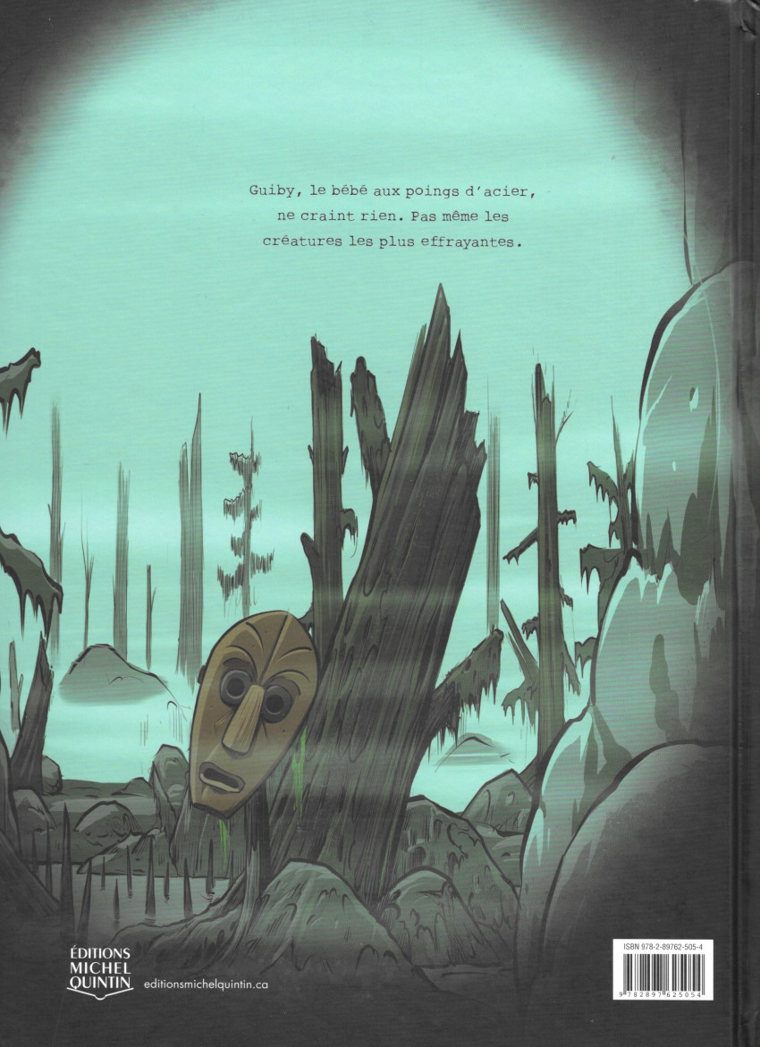 Verso de l'album Guiby - Le super bébé 2 Le masque de la forêt