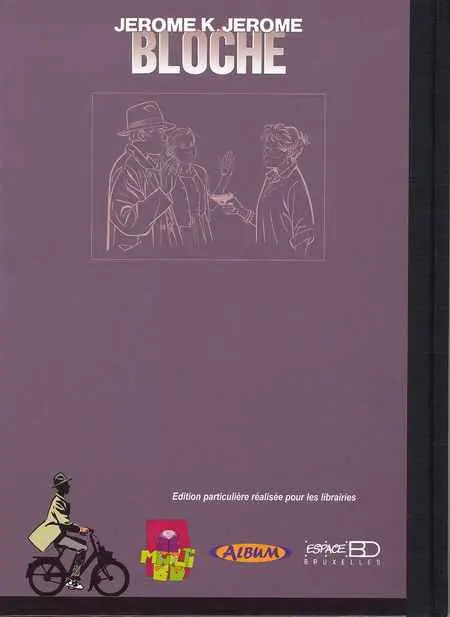 Verso de l'album Jérôme K. Jérôme Bloche Tome 17 La marionnette