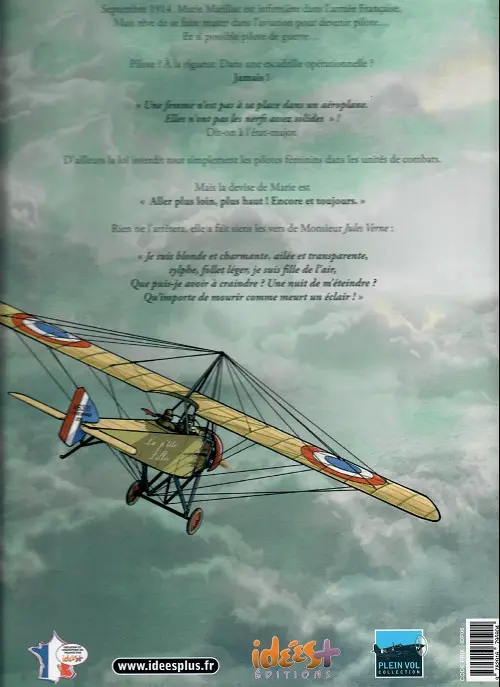 Verso de l'album La fille de l'air Tome 1 Croix-Comtesse