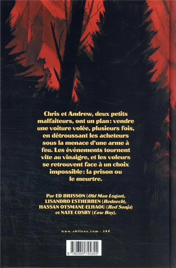 Verso de l'album Catch & Release Rapport d'Homicide