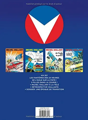 Verso de l'album Michel Vaillant L'Intégrale 6