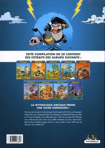 Verso de l'album Les Petits Mythos Les Petits Mythos en 3D