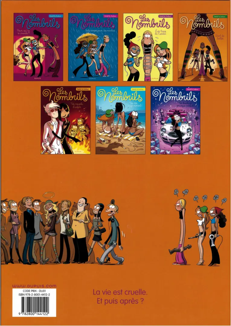 Verso de l'album Les Nombrils Tome 4 Duel de belles