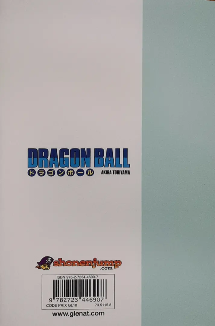 Verso de l'album Dragon Ball Édition originale Tome 9 En cas de problème, allez voir Baba La Voyante