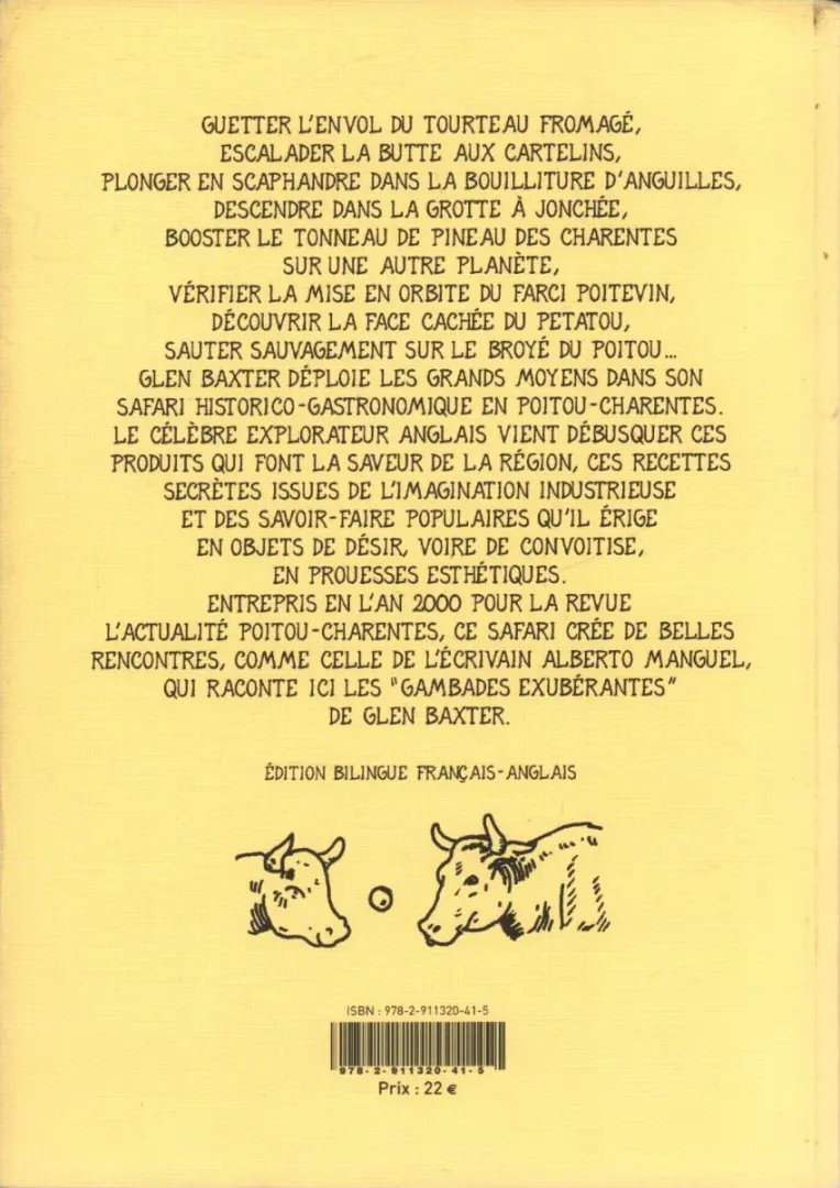Verso de l'album Le safari historico-gastronomique en Poitou-Charentes