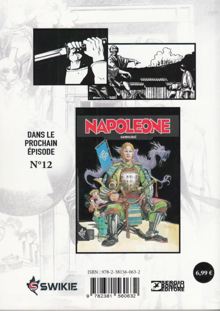 Verso de l'album Napoleone N° 11 Le vautour