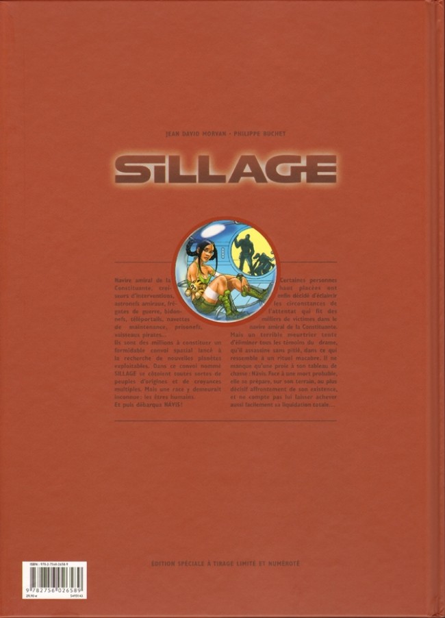 Verso de l'album Sillage Tome 14 Liquidation totale