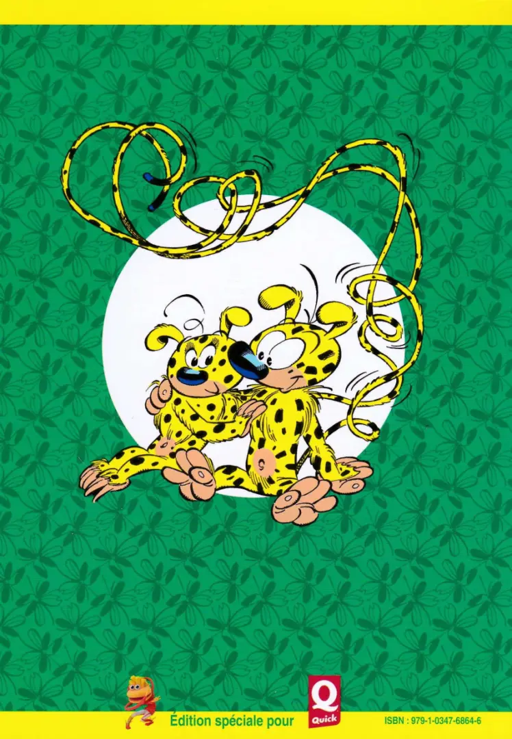 Verso de l'album Marsupilami Santa Calamidad