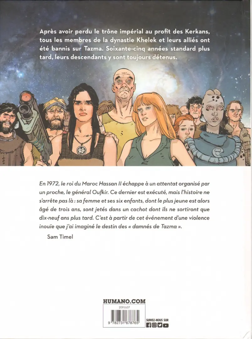 Verso de l'album Sapiens Imperium
