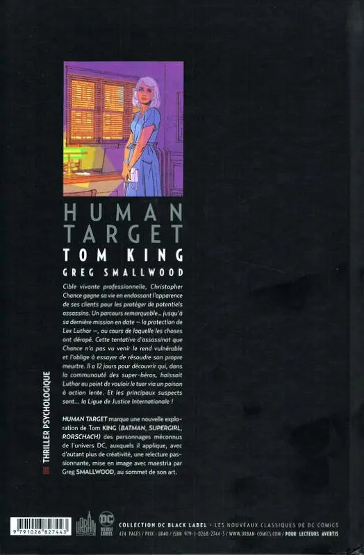 Verso de l'album Human Target