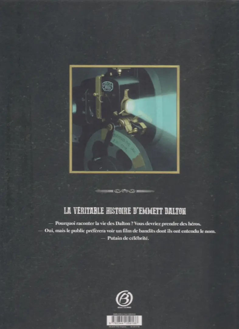 Verso de l'album Mauvaise réputation 2/2 La véritable histoire d'Emmett Dalton