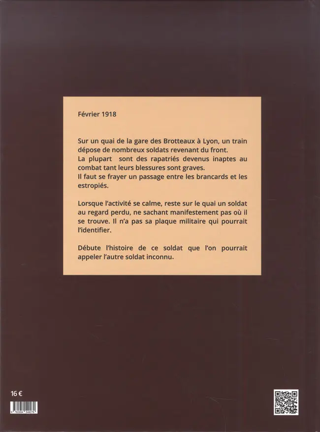 Verso de l'album L'Amnésique de Rodez