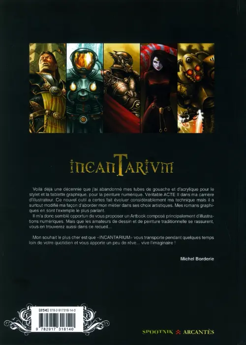 Verso de l'album Incantarium