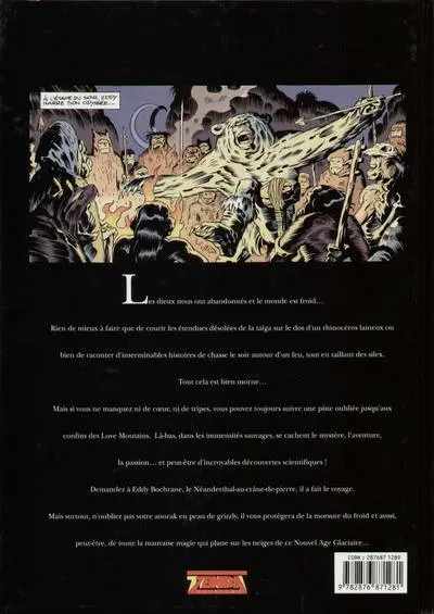 Verso de l'album Dinosaur Bop Tome 4 Shaman blues