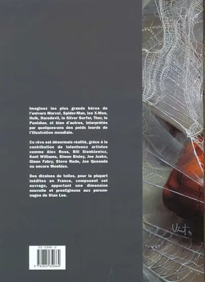 Verso de l'album Marvel Galerie
