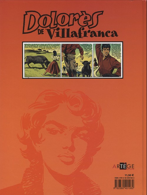 Verso de l'album Dolorès de Villafranca