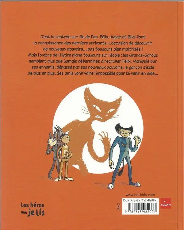 Verso de l'album L'École de Pan Tome 3 Gare au garou !