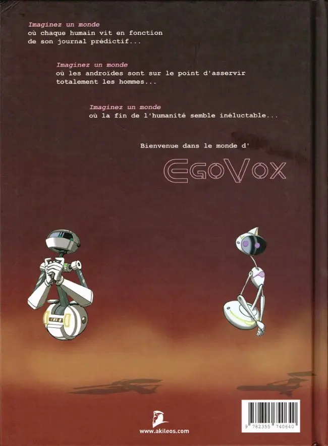 Verso de l'album EgoVox Tome 3 Une bien belle journée pour mourir